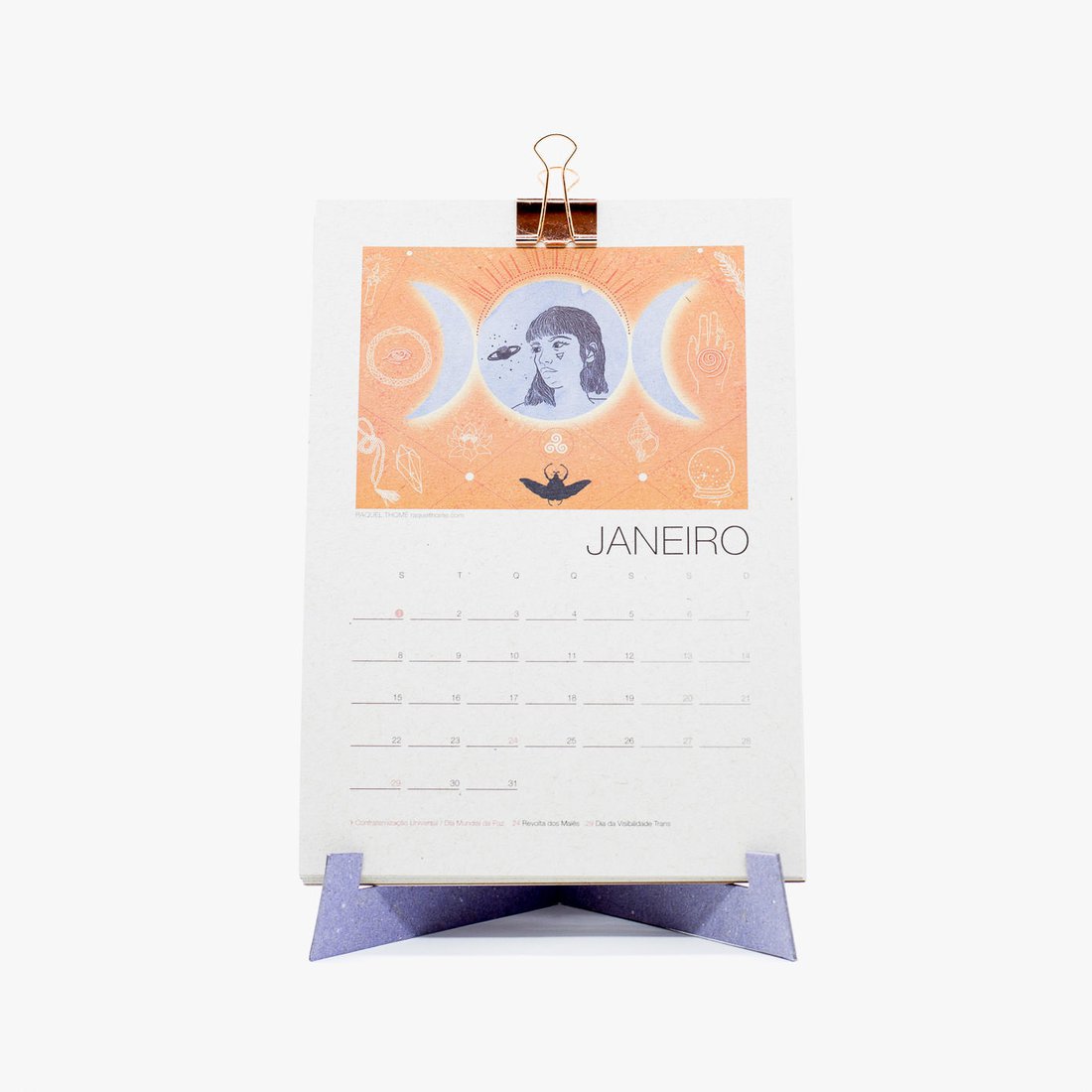 CALENDÁRIO FEMINISTA ILUSTRADO THINK OLGA