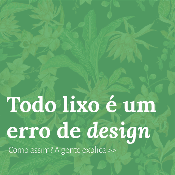 Por aqui acreditamos que todo lixo é um erro de design, e por isso criamos um sistema de logística reversa que além de direcionar o produto usado para reciclagem, possibilita que ele ganhe também um novo lar caso esteja em boas condições.
Nós fazemos a triagem dos seus besouros para que eles não terminem no lixo, e você ainda ganha créditos com a gente. Demais, né? 
O que vocês acham dessa iniciativa? Marca quem vai gostar de saber mais!