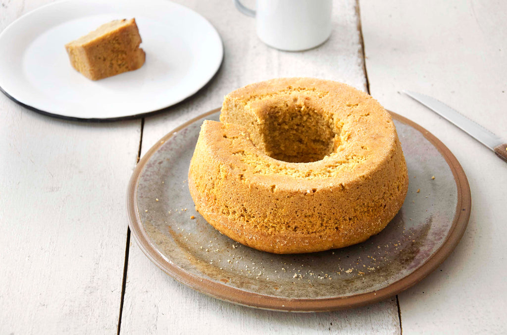 Bolo de laranja com amêndoas