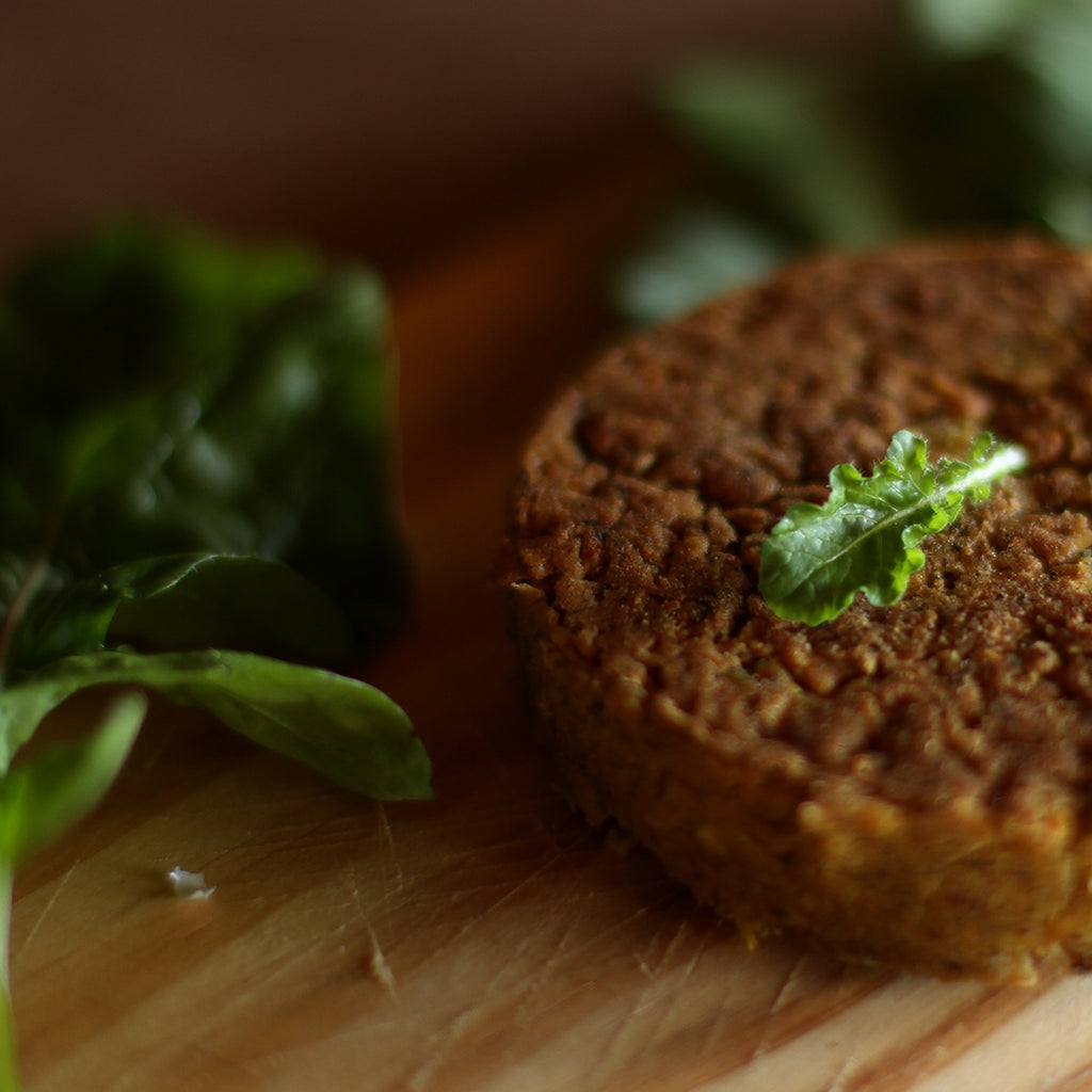 Burger vegano de Grão de Bico