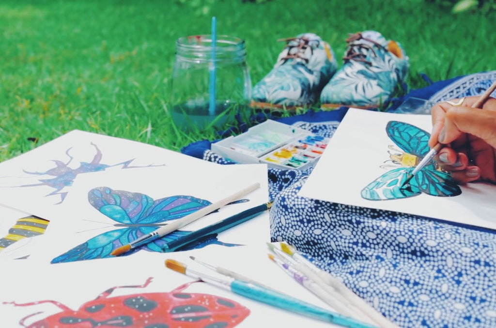 Insecta Shoes + Lara dias = Adesivos exclusivos e colecionáveis