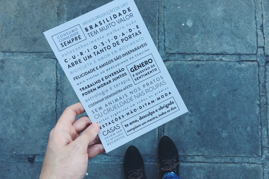 Queremos dividir o nosso manifesto com você