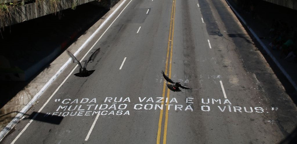 Ficar em casa é consciência coletiva