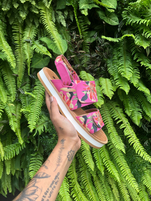 SANDÁLIA PAPETE ARGIA LILIUM RUBRUM