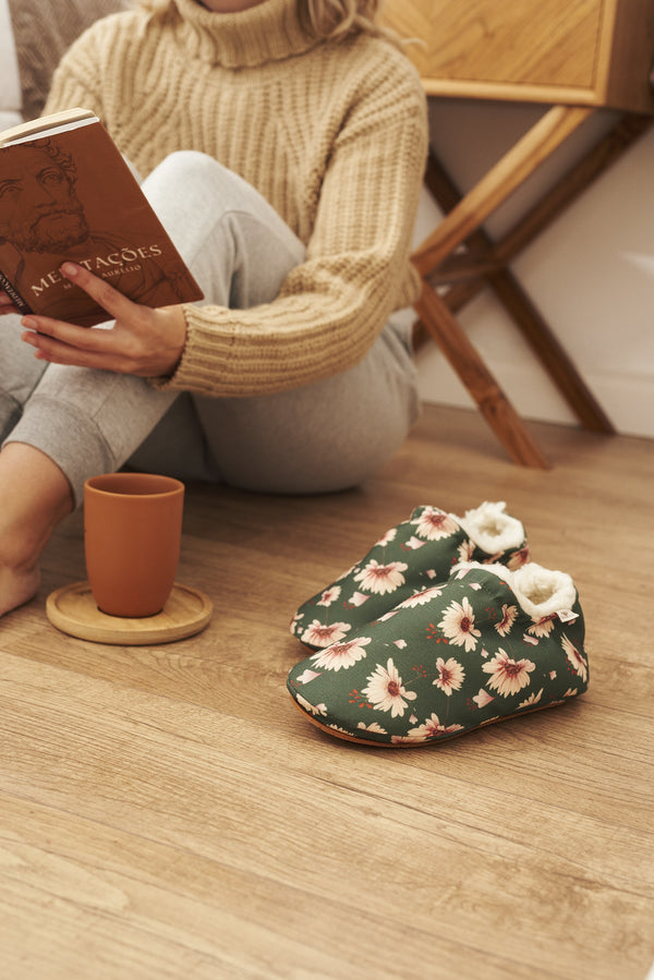 PANTUFA COMFY AGLIA 2.0 MARGARIDA OLIVE