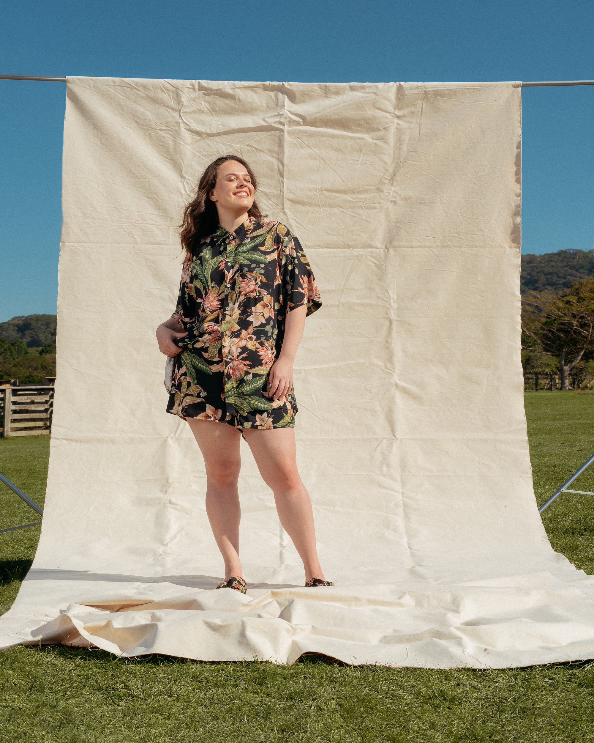 CAMISA MANGA CURTA ATLAS DAMA DA NOITE