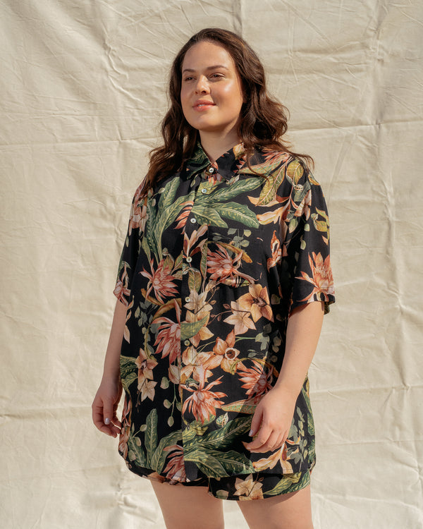 CAMISA MANGA CURTA ATLAS DAMA DA NOITE