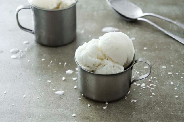 Foto do post Sorbet vegano de coco