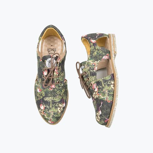 Flamingos Cutout Oxford